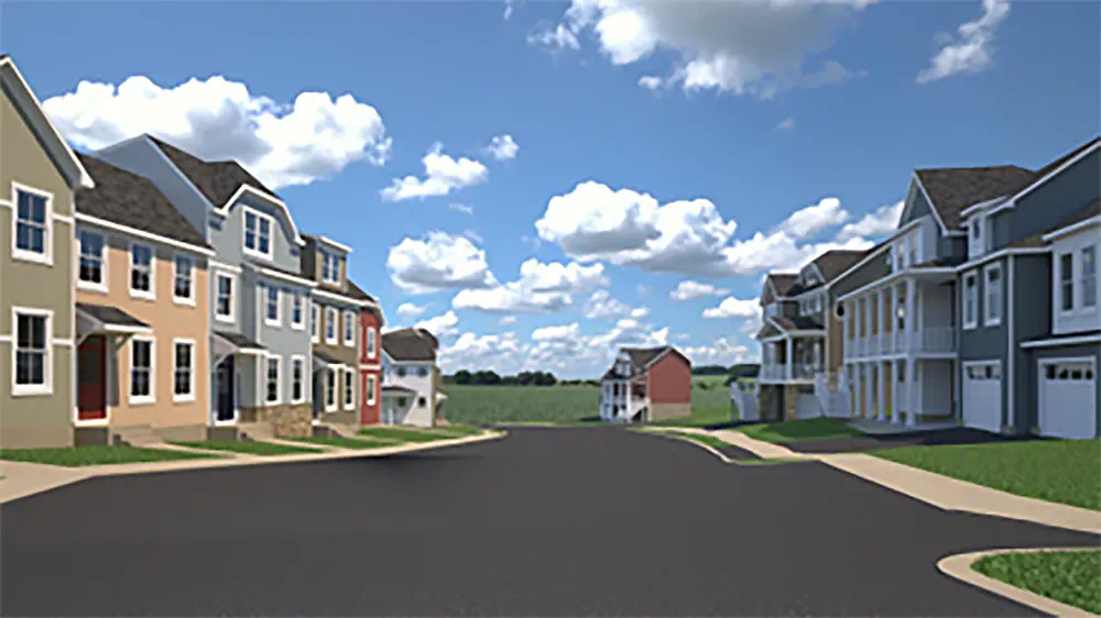 Artist Rendering Artist rendering of what Cloverly will look like when finished.