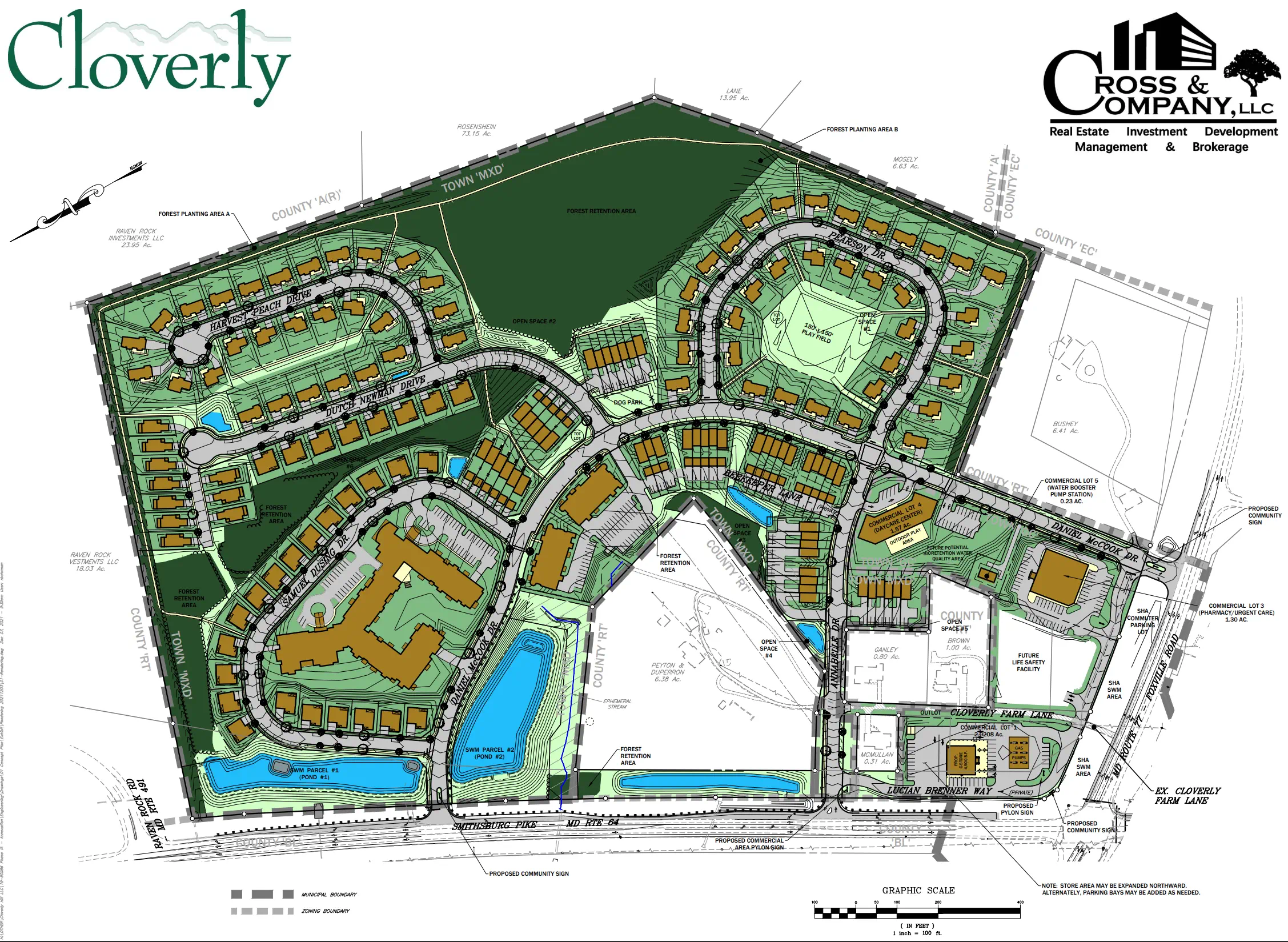 Site Map Full Cloverly Development Site Map.